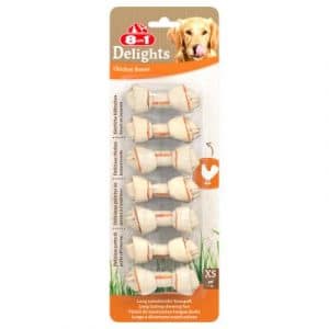 8in1 Delights Kauknochen Huhn - XS