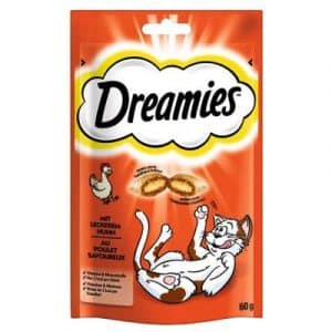 Dreamies Katzensnacks 60 g - Sparpaket Lachs (6 x 60 g)