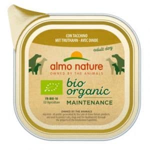 Almo Nature BioOrganic Maintenance 12 x 100 g - Mix 2: Bio Huhn & Bio Gemüse + Bio Truthahn