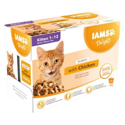IAMS Delights Kitten Huhn in Sauce - 12 x 85 g