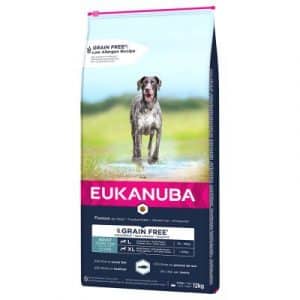 Eukanuba Grain Free Adult Large Dogs Lachs - 12 kg