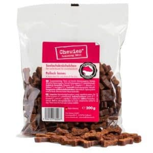 Chewies Knöchelchen Kausnacks (semi-moist) - Seelachs 4 x 200 g