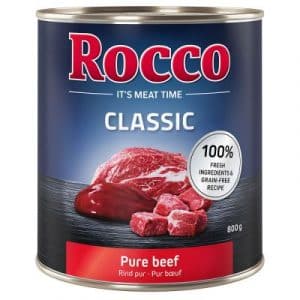 Sparpaket Rocco Classic 12 x 800 g - Rind mit Geflügelherzen