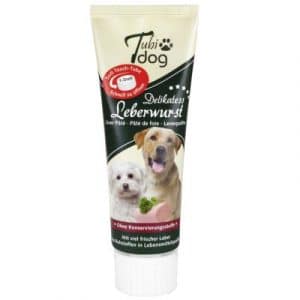 Tubidog Leberwurstpaste in der Tube - 6 x 75 g