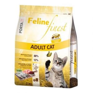 Porta 21 Feline Finest Adult Cat - Sparpaket: 2 x 2 kg