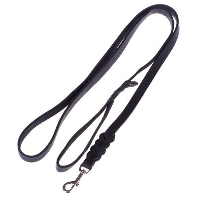 Heim Lederleine mit eingeflochtenem Karabiner
