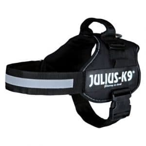 JULIUS-K9® Powergeschirr - schwarz - Größe 0: 58 - 76 cm Brustumfang
