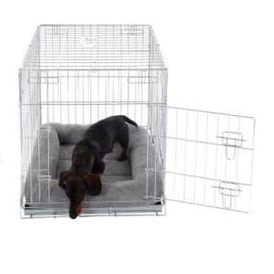 Trixie Friends on Tour Home Kennel + Kuschelkissen für Hundeboxen - Box: B 77 x T 116 x H 86 cm + Kuschelkissen XL