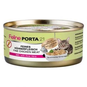 Sparpaket Feline Porta 24 x 156 g - Thunfisch mit Aloe (getreidefrei)