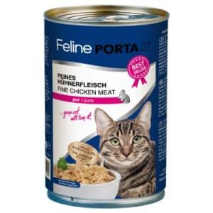 Feline Porta 21 6 x 400 g - Hühnerfleisch pur