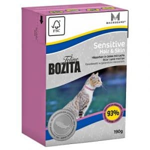 6  x 190 g Bozita Feline im gemischten Probierpaket - gemischtes Paket