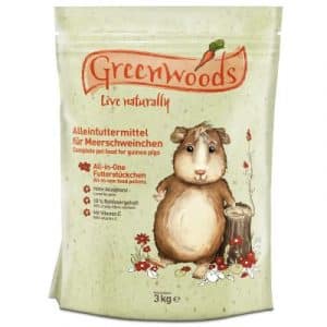 Greenwoods Meerschweinchenfutter - 2 x 3 kg