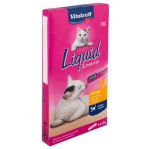 Vitakraft Cat Liquid-Snack mit Hähnchen + Taurin - 24 x 15 g