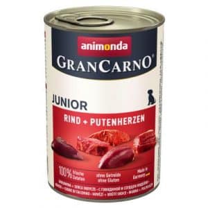 Animonda GranCarno Original Junior 6 x 400 g - Rind & Putenherzen