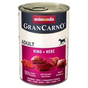 Animonda GranCarno Original Adult 6 x 400 g - Rind & Herz