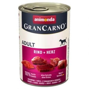 Animonda GranCarno Original Adult 6 x 400 g - Rind & Wild