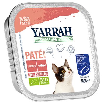 Yarrah Bio Pate 6 x 100 g - Bio Rind mit Bio Zichorie