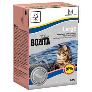 Bozita Feline in Tetra Recart Verpackung 6 x 190 g - Hair & Skin - Sensitive