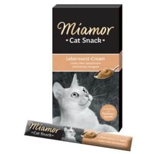 Miamor Cat Snack Leberwurst-Cream - 24 x 15 g