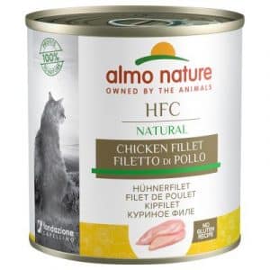 Sparpaket Almo Nature HFC Natural 24 x 280 g - Huhn & Lachs