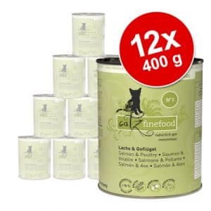 Sparpaket catz finefood 12 x 400 g - Lamm & Kaninchen