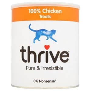 Thrive! Gefriergetrocknete Katzensnacks Maxi Tube Huhn - Sparpaket: 3 x 200 g