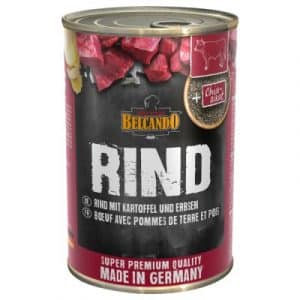 Sparpaket Belcando Super Premium 24 x 400 g - Rind mit Kartoffel & Erbsen