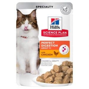 Hill's Science Plan Adult Perfect Digestion - 12 x 85 g Huhn