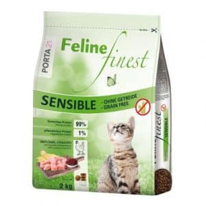 Porta 21 Feline Finest Sensible - Grain Free - Sparpaket: 2 x 2 kg