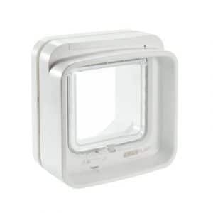 SureFlap DualScan™ Mikrochip Katzenklappe - Montageadapter weiß