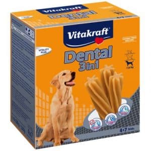 Vitakraft Dental 3in1 medium Multipack - 4 x 180 g