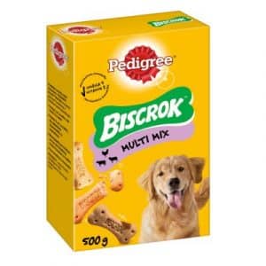 Pedigree Biscrok Hundesnacks in 3 köstlichen Geschmacksrichtungen - Sparpaket: 6 x 500 g