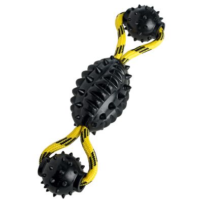 HUNTER Hundespielzeug Spike Ball mit Kordel - 2 Stück im Sparset