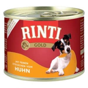 Sparpaket RINTI Gold 24 x 185 g - Huhnstückchen