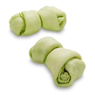 Barkoo Kauknochen geknotet mit Spirulina ca. 12 cm - 24 St. (1