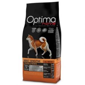 Optimanova Adult Sensitive Salmon & Potato - 12 kg