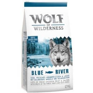 Wolf of Wilderness Adult "Blue River" - Lachs - Doppelpack 2 x 12 kg