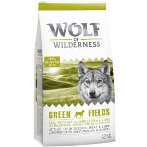 Wolf of Wilderness Adult "Green Fields" - Lamm - 5 x 1 kg
