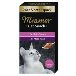 Miamor Cat Snack Malt Cream & Malt-Käse Multibox - 48 x 15 g