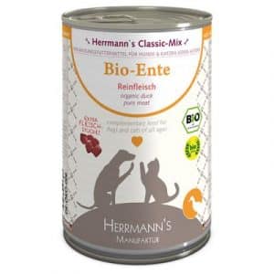 Herrmann´s Fleisch Reinfleisch Einzeldosen 1 x 400 g - Bio Ente Pur