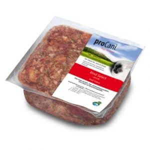 proCani BARF Rind Select mit 10% Obst & Gemüse - 24 x 1000 g