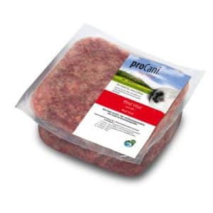 proCani BARF Rind Vital mit 30% Obst & Gemüse - 24 x 1000 g