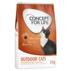 Concept for Life Outdoor Cats - Verbesserte Rezeptur - 3 x 3 kg