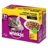 Megapack Whiskas 7+ Senior Frischebeutel 48 x 100 g - Geflügelauswahl in Sauce