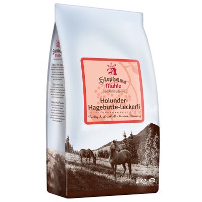 Stephans Mühle Pferdeleckerli Holunder-Hagebutte - 3 x 1 kg