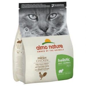 Almo Nature Holistic Anti Hairball Huhn & Reis - Sparpaket: 2 x 2 kg