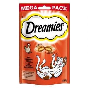 Dreamies Katzensnacks Mega Pack 180 g - Sparpaket Huhn (4 x 180 g)