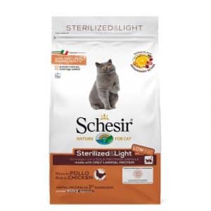 Schesir Sterilized & Light mit Huhn - Sparpaket: 3 x 1