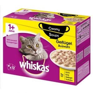 Sparpaket! 144 x 85 / 100g Whiskas Frischebeutel - Adult 1+ Fischauswahl in Sauce (144 x 100 g)