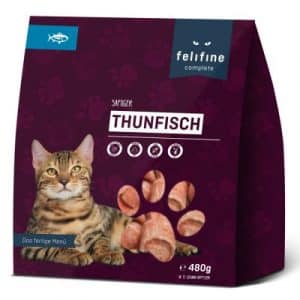 Felifine Complete Nuggets Thunfisch & Pute - Sparpaket: 10 x 480 g